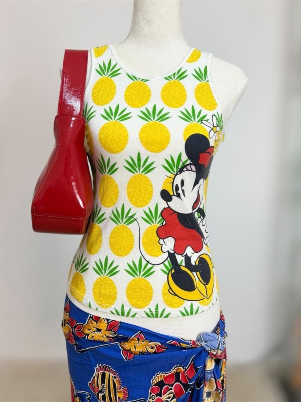 Minnie Mouse pineapple tank top
